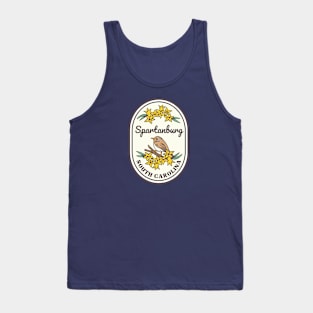 Spartanburg South Carolina Wren SC Tourist Souvenir Tank Top